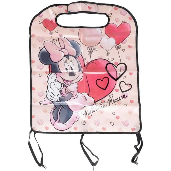 Fyra Fyrkantig Bälte Tataway Skydd för Bilstol i PVC Minnie Mouse