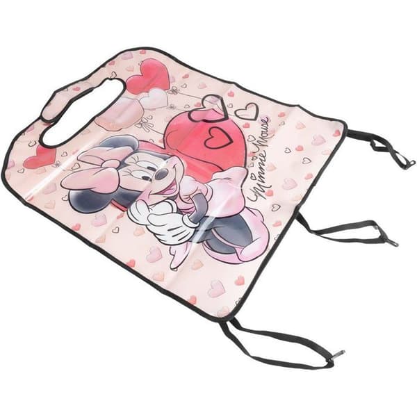 Fyra Fyrkantig Bälte Tataway Skydd för Bilstol i PVC Minnie Mouse