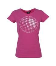 Björn Borg Sport Mio SS Tee Raspberry red
