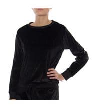 DKNY Insert Logo LS Sleep Top Black
