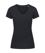 Stedman Janet Organic Women V-Neck Black