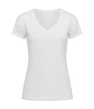 Stedman Janet Organic Women V-Neck White