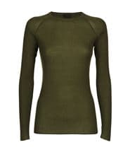 Pierre Robert X Jenny Skavlan Wool Long Sleeve Olive