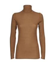 Pierre Robert X Jenny Skavlan Wool Turtleneck Camel
