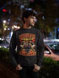 Miniatyrbild 2 av 4: Underskatta aldrig en brandman Sweatshirt svart A3
