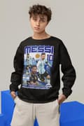 Miniatyrbild 2 av 5: Messi Sweatshirt - Argentina spelare tröja svart