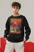 Miniatyrbild 2 av 3: Ronaldo Sweatshirt - Portugal spelare tröja svart