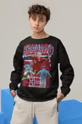 Miniatyrbild 2 av 3: Haaland Sweatshirt - Manchester City spelare tröja svart VM
