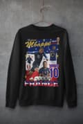 Miniatyrbild 4 av 4: Mbappe Sweatshirt - Frankrike spelare tröja svart