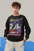 Miniatyrbild 2 av 4: Mbappe Sweatshirt - Frankrike spelare tröja svart