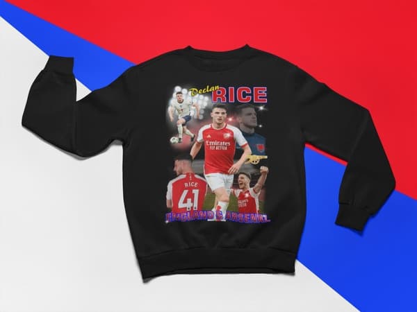 Declan Rise Arsenal & England svart Sweatshirt