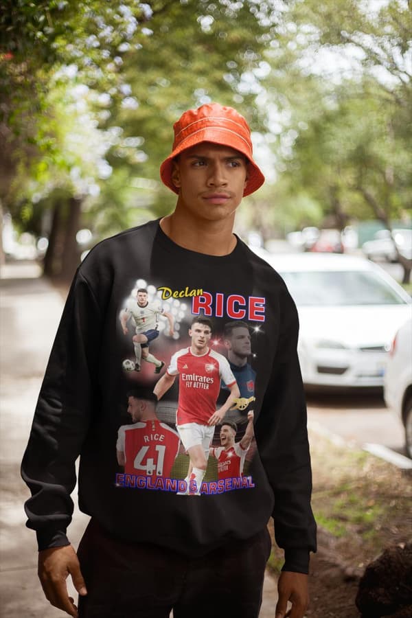 Declan Rise Arsenal & England svart Sweatshirt