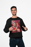 Miniatyrbild 4 av 4: Eriksen Sweatshirt - Danmark & United spelare tröja svart