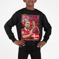 Miniatyrbild 2 av 4: Eriksen Sweatshirt - Danmark & United spelare tröja svart