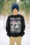 Miniatyrbild 2 av 5: Bellingham Sweatshirt Real Madrid England spelaretröja svart