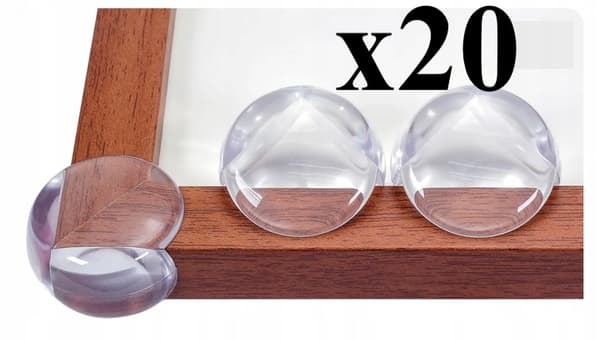 Suojaava silikonikulma - 20 kpl