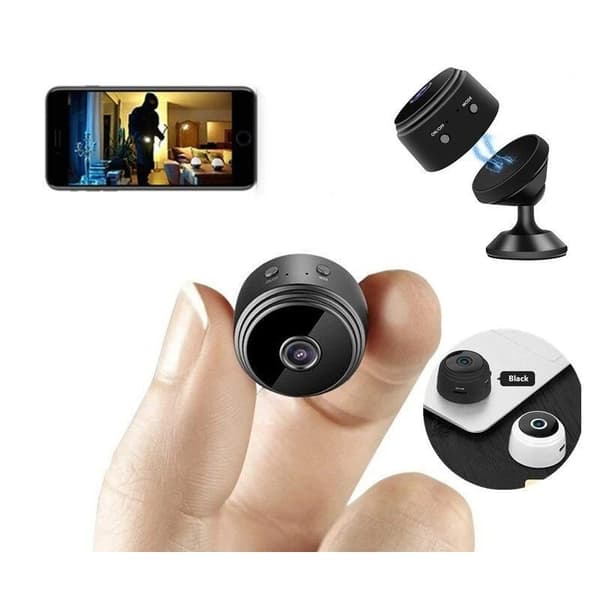 Mini Wifi Fjärrstyrd Rörelseaktiverad Kamera Spionkamera Övervakningskamera 1080P