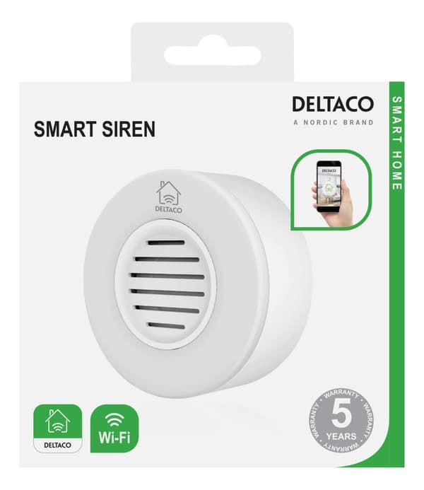 WiFi siren, White