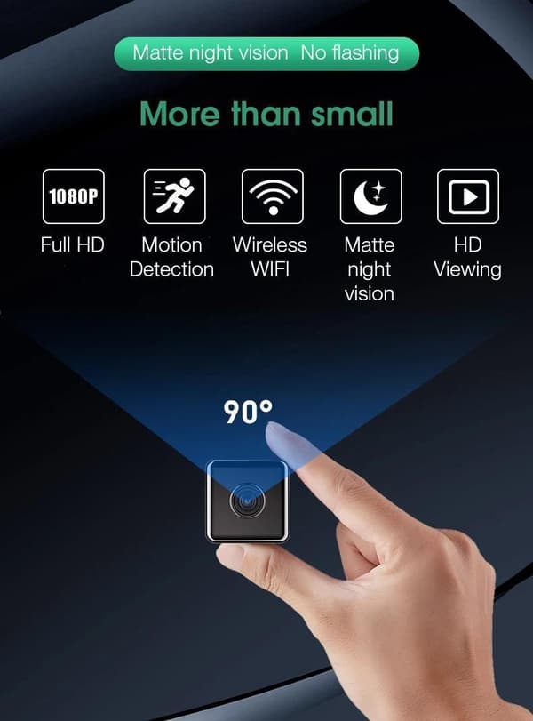 Mini Spionkamera / Övervakningskamera / Sportkamera Full HD