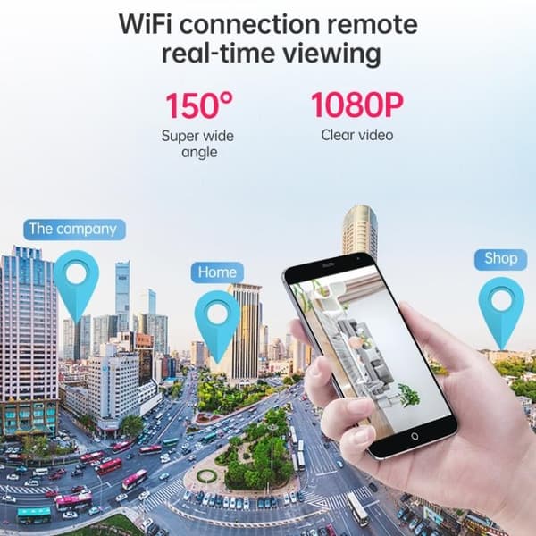 150° IP-kamera / Trådløst Overvåkningskamera - WiFi