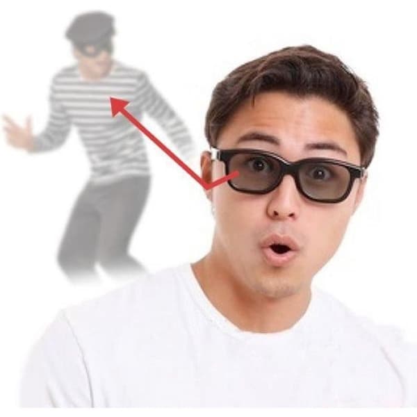 Spy glasses - Ej angivet - Inbyggd spegel - Backspeglar - Plast - Svart