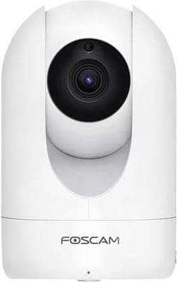 FOSCAM R4M overvågningskamera, hvid [4 MP Super HD, WiFi, 1x LAN, to-vejs lyd, 10m nattesyn] Type: Indendørs kamera Opløsning: 2304 x 1536 pixels Tils