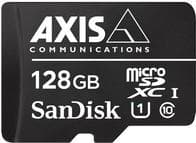AXIS Surveillance Memory Card (microSDXC til SD-adapter inkluderet) 128 GB UHS-I U1 / Class10 microSDXC UHS-I sort til AXIS M3058, M5065, P1447, P1448