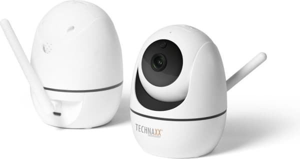 Technaxx TX-146 4882 langallinen, langaton, WiFi, LAN IP -valvontakamera 1-kanavainen 1920 x 1080 pikseliä musta, Valkoinen