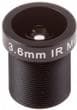 AXIS - CCTV-objektiv - M12-fäste - 3,6 mm - f/1,8 (pack om 10) - för AXIS P3925-LRE, P3925-LRE M12, P3925-R, P3935-LR