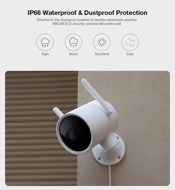 2K wifi IP smart utomhussäkerhetskamera med 32G minneskort, hem övervakningskamera, 15m mörkerseende