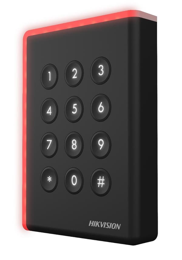 Hikvision Digital Technology DS-K1108AMK kulunvalvontajärjestelmän peruslukija, musta (302917287)