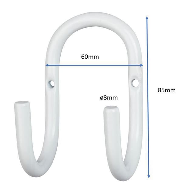 Vivolink Wall Cable Organizer valkoinen (VLCBLHOOK)