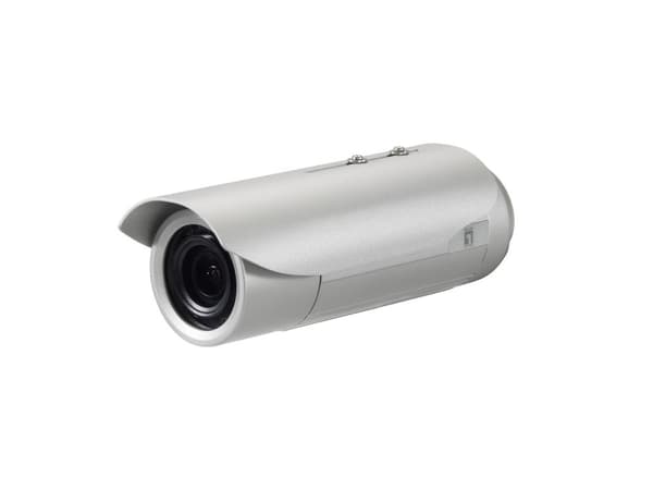 LevelOne FCS-5057 - Netværkskamera - udendørs - hærværkssikker / vejrbestandig - farve (dag og nat) - 3 MP - 2048 x 1536 - fast iris - forskellige bræ Sølv