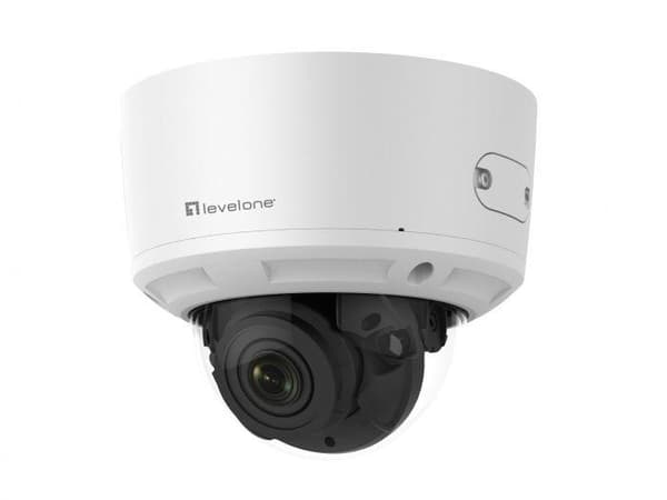 LevelOne Gemini Zoom IP-kamera - 8 MP - H.265 - 802.3af - Poe - IR-LEDit - Sisä-/ulkokäyttö - Kaksisuuntainen ääni (FCS-3098V2) Valkoinen