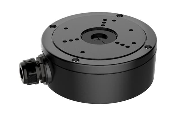 Hikvision DS-1280ZJ-S - Tilslutningsboks til kamera - indendørs, udendørs - sort - til Pro Series (alle) DS-2CD2T66, Pro Series med AcuSense DS-2CD2T4