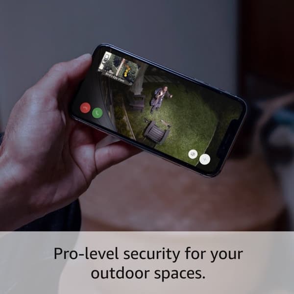 Ring Spotlight Cam Pro - Batteri - Hvid