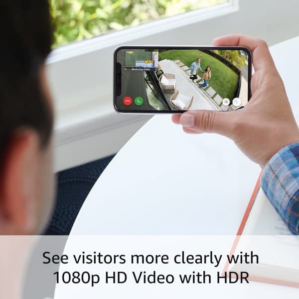 Ring Spotlight Cam Pro - Batteri - Hvid