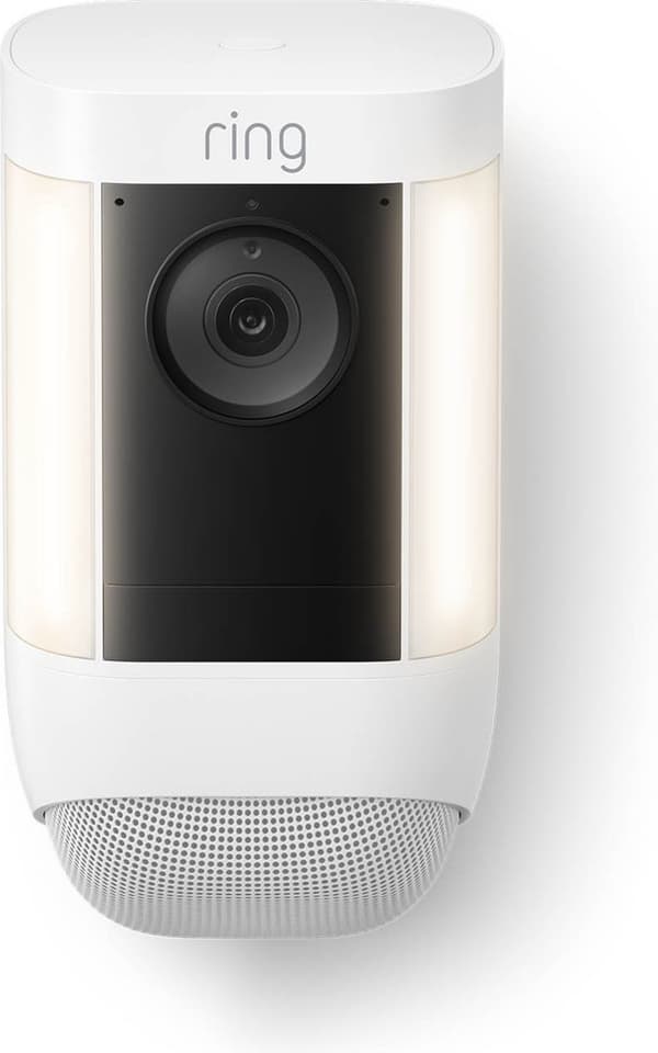 Ring Spotlight Cam Pro - Batteri - Hvid Hvid