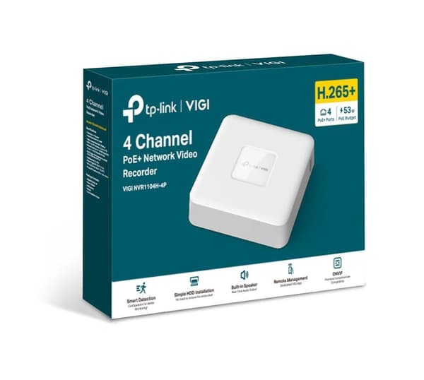 TPL VIGI 4 CH POE+ NW VIDEO RECORDER