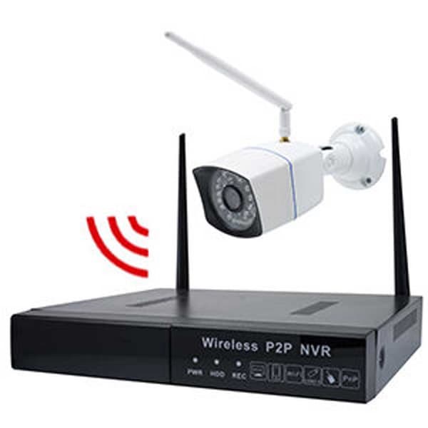Pni Videovalvontasarja House Wifi550 4 Turvallisuus Kamerat + 1tb Kovaa Levy Ajaa Valkoinen