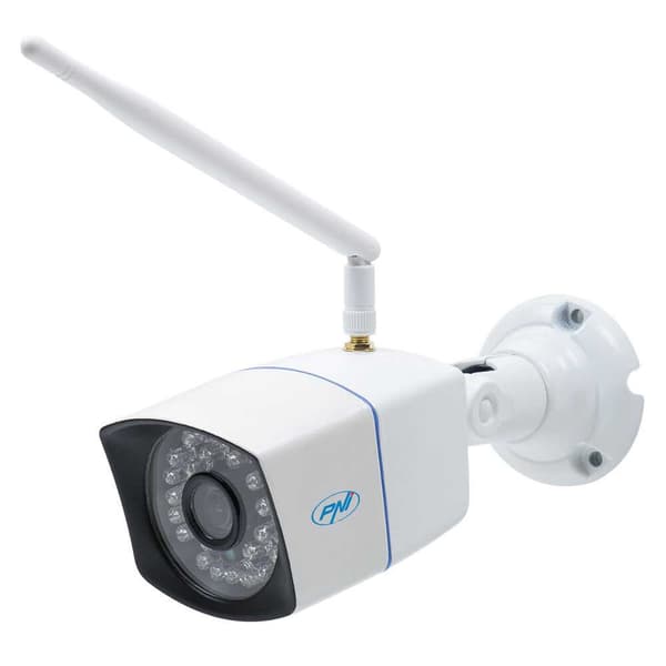 Pni Videovalvontasarja House Wifi550 4 Turvallisuus Kamerat + 1tb Kovaa Levy Ajaa Valkoinen