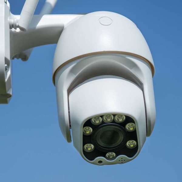 Pni Cámara Seguridad Con Panel Solar Ip60 Valkoinen