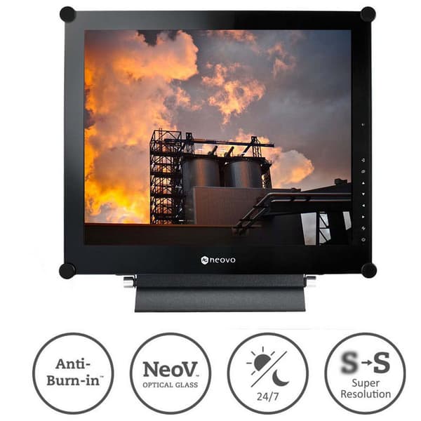 Agneovo Videoövervakningsmonitor Sx9g0011e0100 19´´ Svart