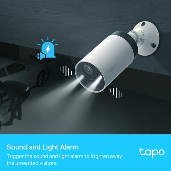 Tp-link Videovalvontasarja Qhd Wifi Tapo C420s2 Hopeinen