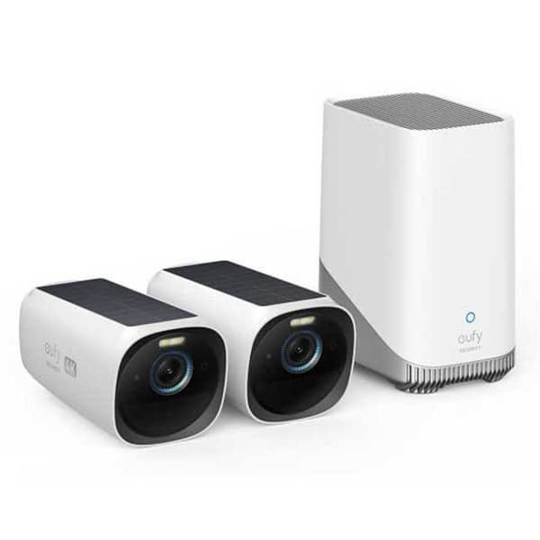 Eufy Valvontakamera T88713w1 2 Yksiköitä Hopeinen musta, Valkoinen