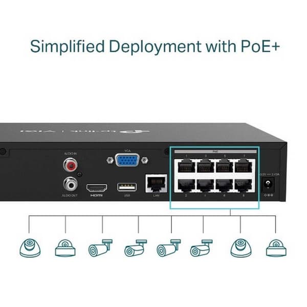 Tp-link Netværks Videooptager Nvr1008h-8mp
