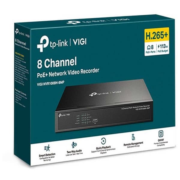 Tp-link Netværks Videooptager Nvr1008h-8mp