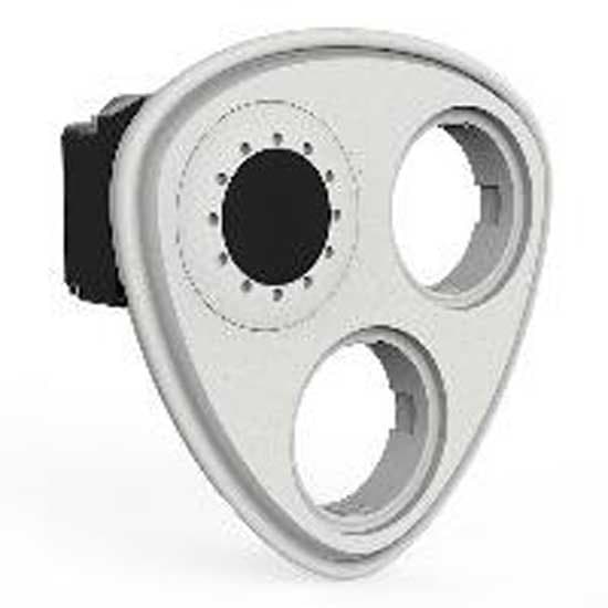 Mobotix Turvakamerakotelo 336-t150 M73 Hopeinen