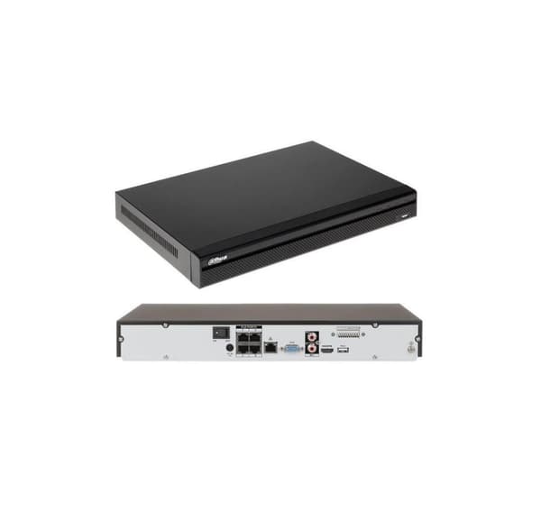 Net videooptager 4ch 4poe/nvr4204-p-4ks2/l, Dahua