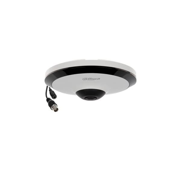 Netværkskamera 5MP FISHEYE IR DOME, DAHUA Sort, Hvid